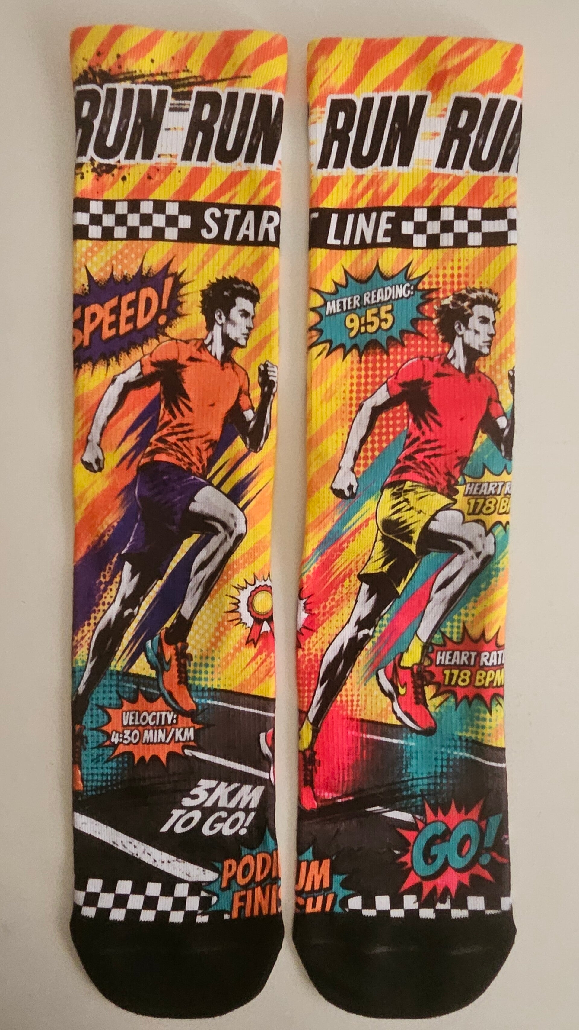 Calcetines Nitro – Diseño Running Pop Art