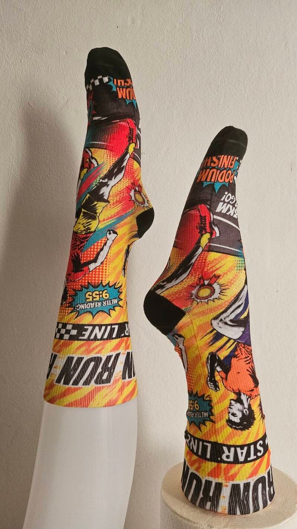 Calcetines Nitro – Diseño Running Pop Art