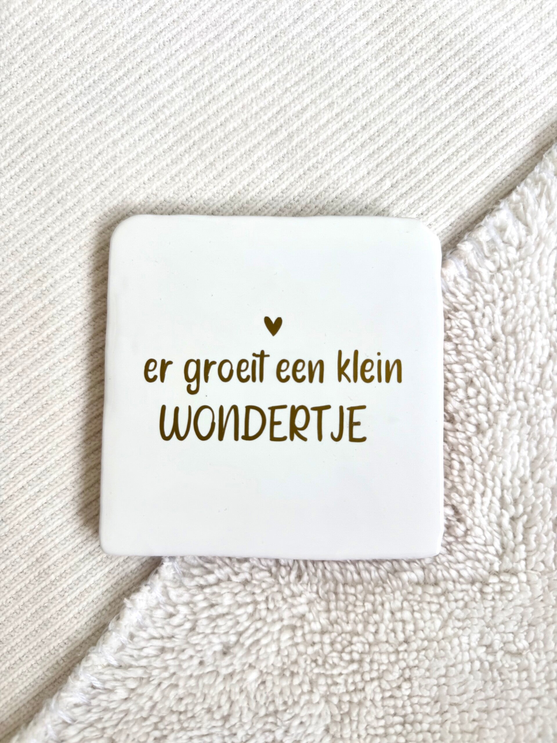 Tegeltje - klein wondertje