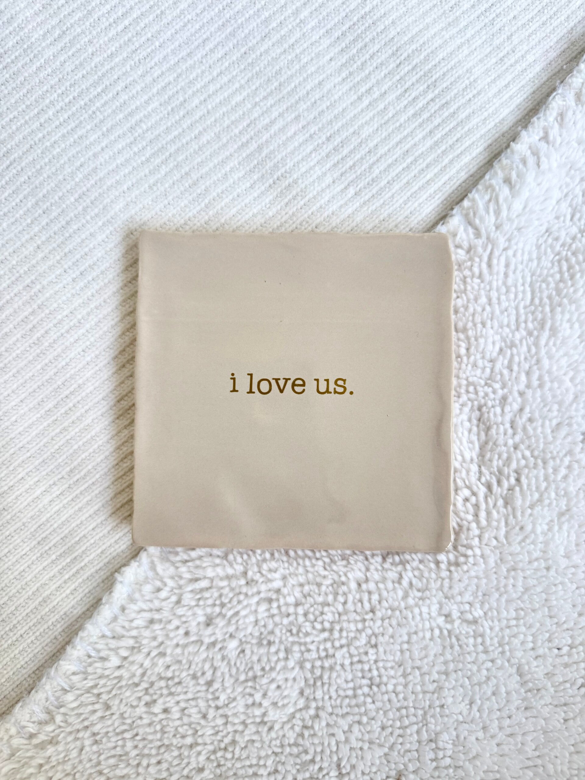 Tegeltje - i love us