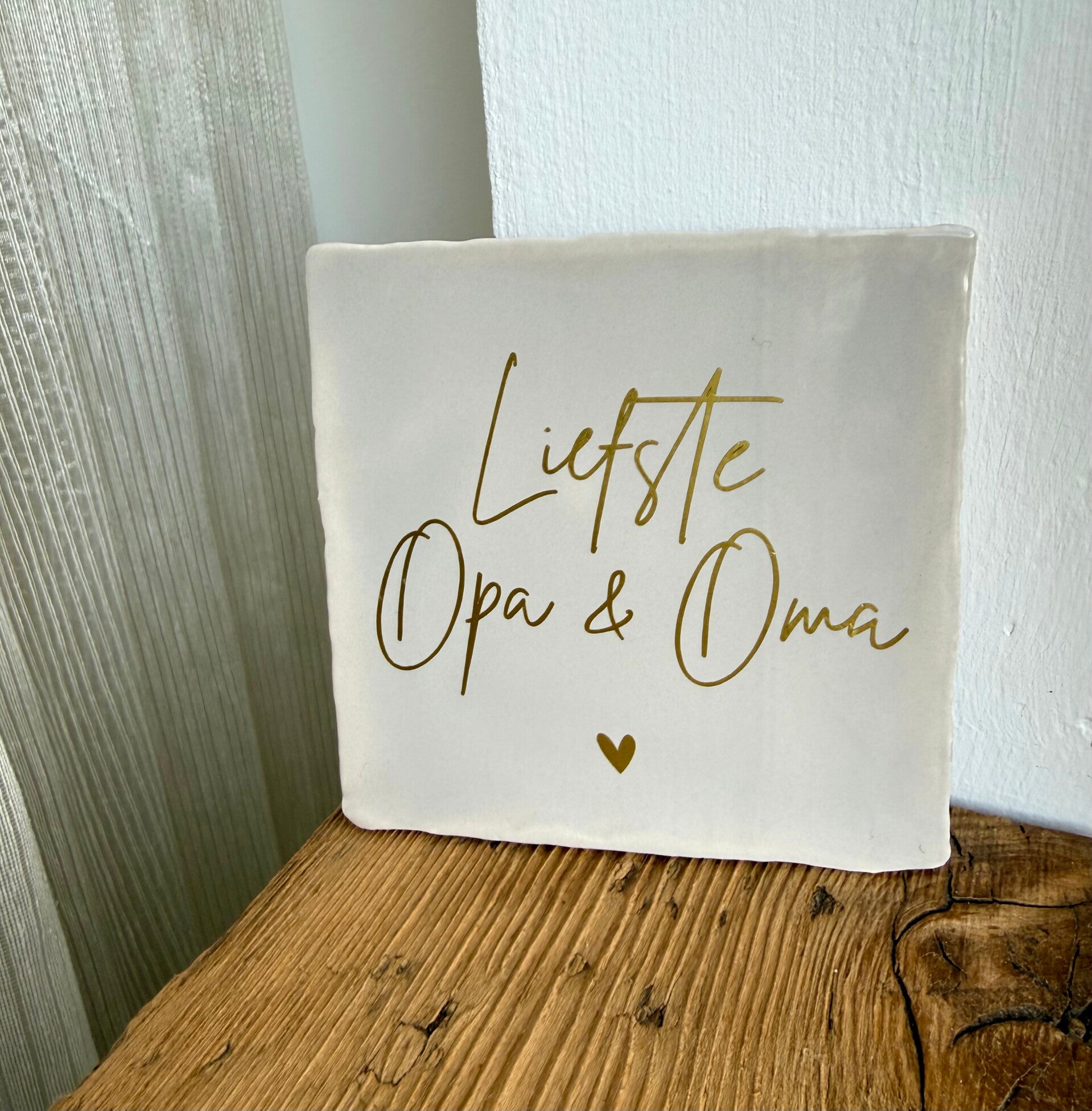 Tegeltje - Liefste opa en oma