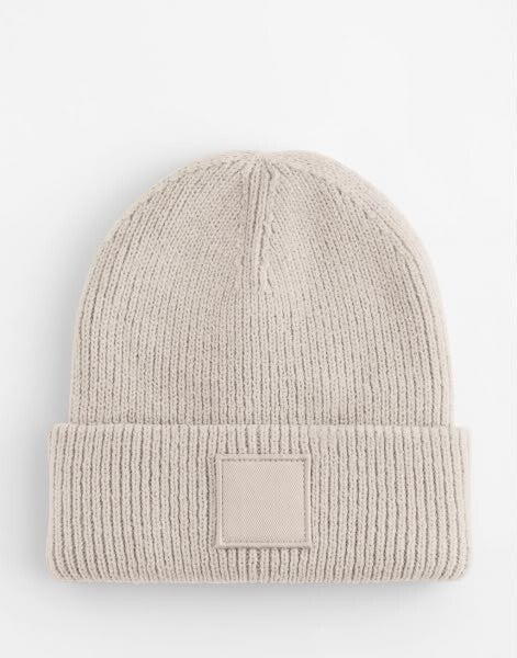 Geborduurde muts - Beige