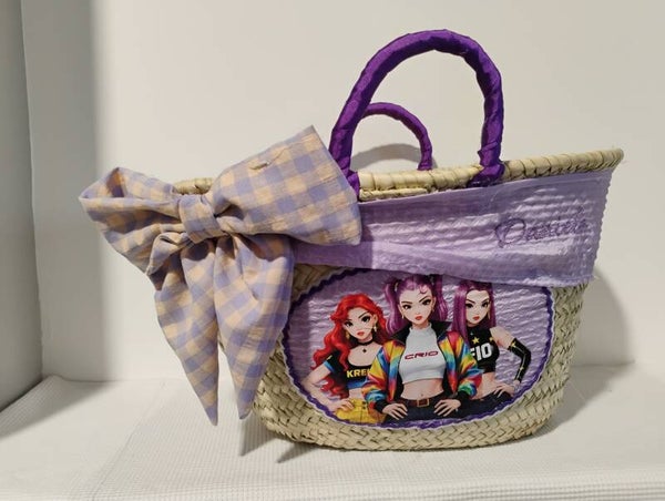 Cesta playa niñas personalizadas