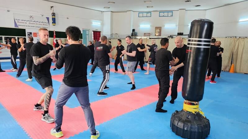 Intensives Ving Tsun Gruppentraining im Trainingscamp auf Djerba
