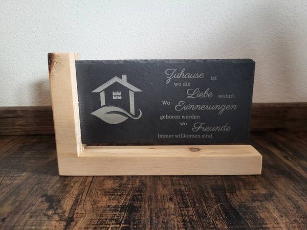 Schiefertafel Aufsteller