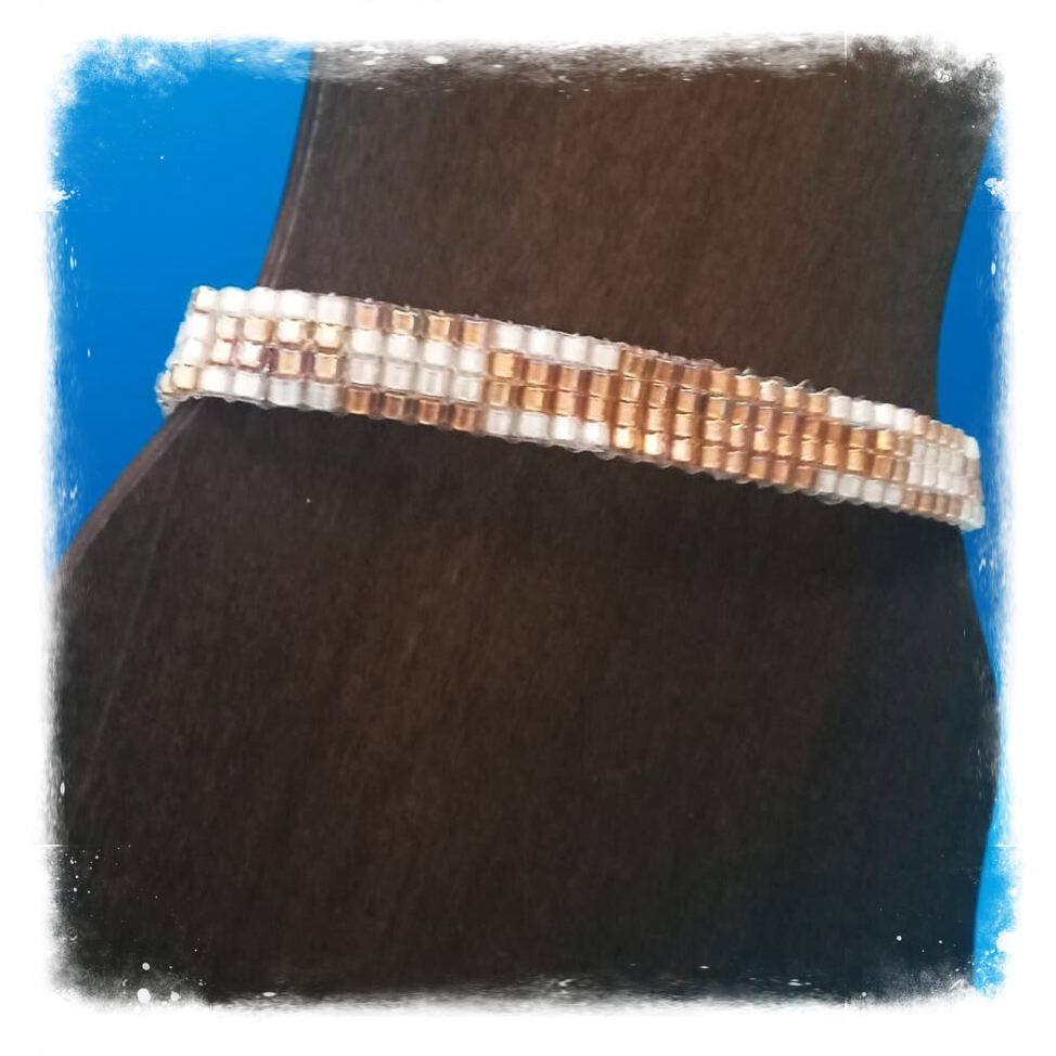 Bracelet de perles tissées