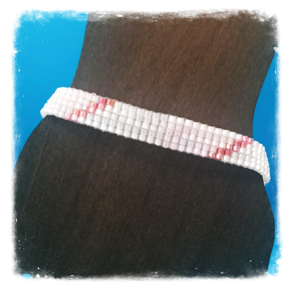 Bracelet de perles tissées