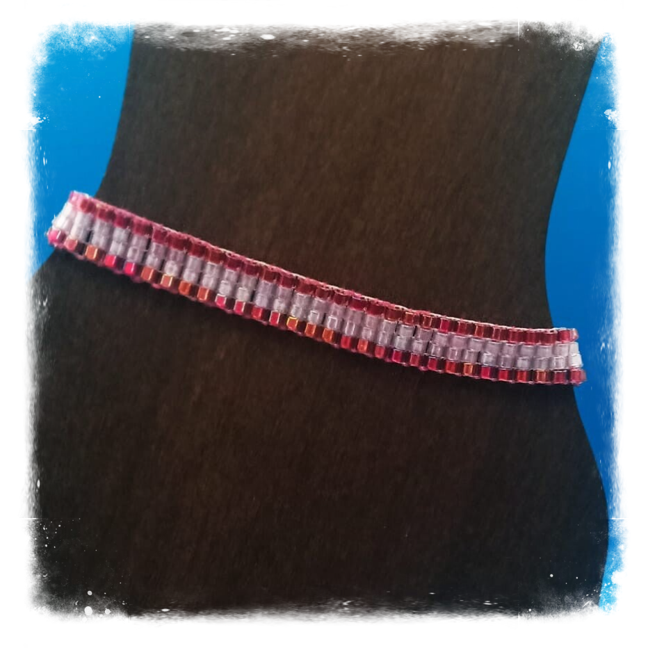 Bracelet de perles tissées