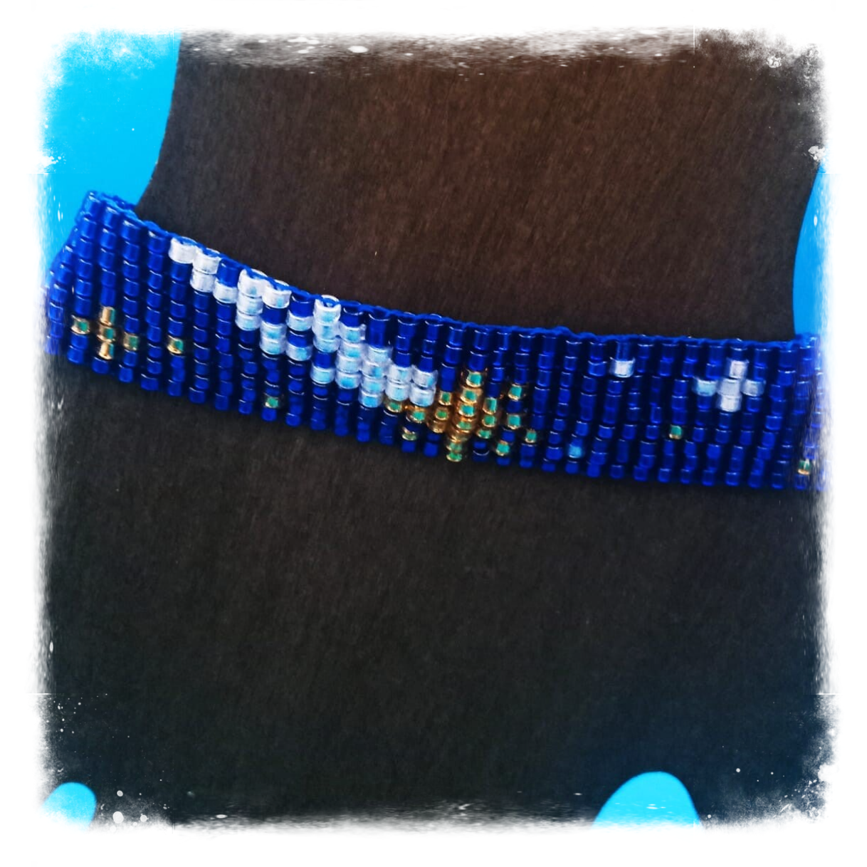 Bracelet de perles tissées