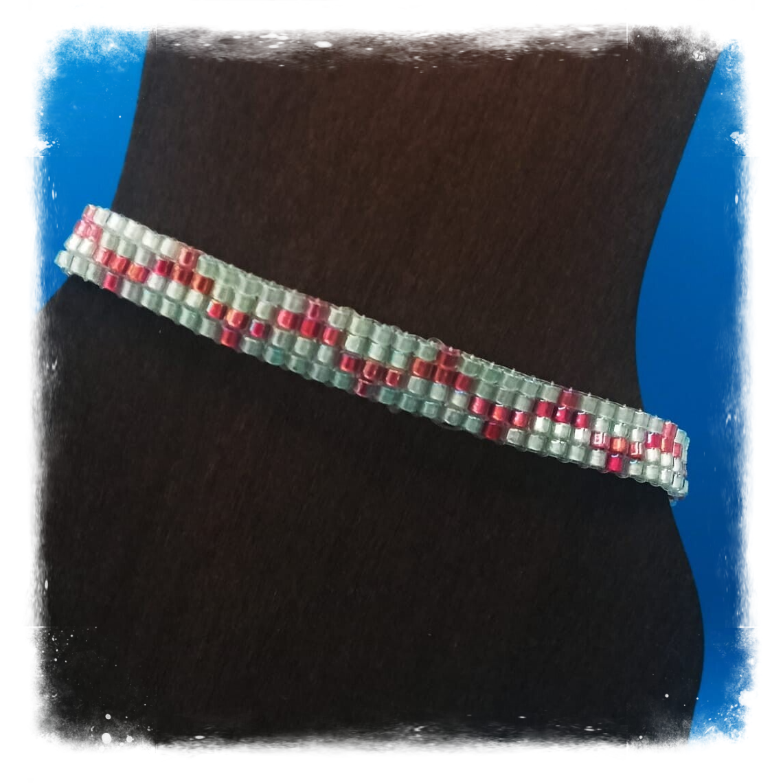 Bracelet de perles tissées