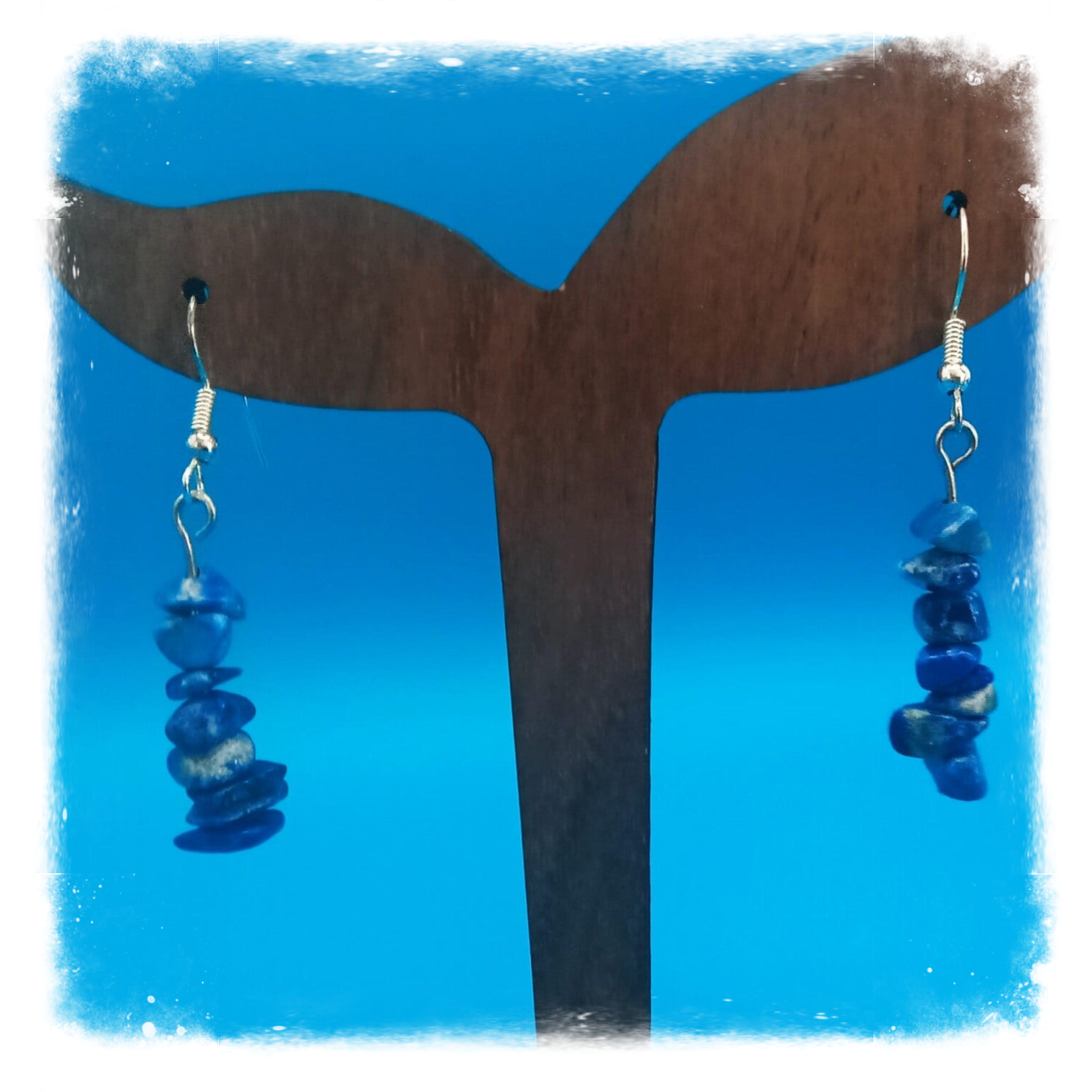 Boucles d'oreilles de pierres semi-précieuses