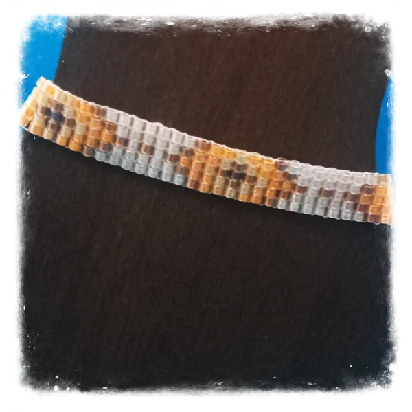 Bracelet de perles tissées