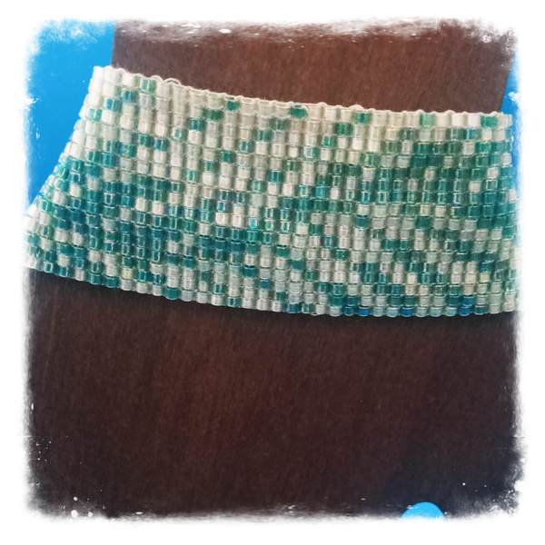 Bracelet de perles tissées