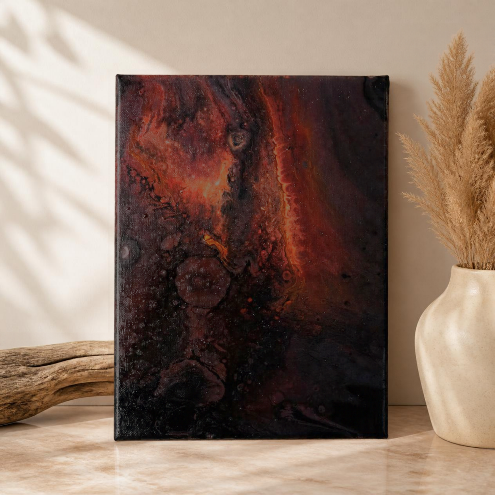 An Eruption of Hearts (24x18cm)