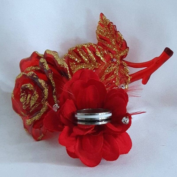 Bague 2 liserés noir/blanc