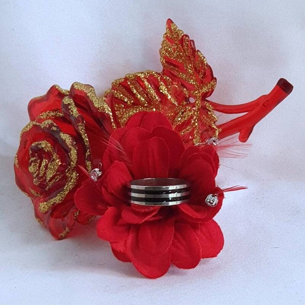 Bague 2 liserés noir