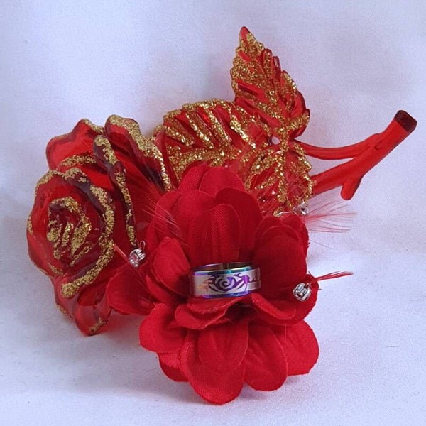 Bague arc-en-ciel tribal 2