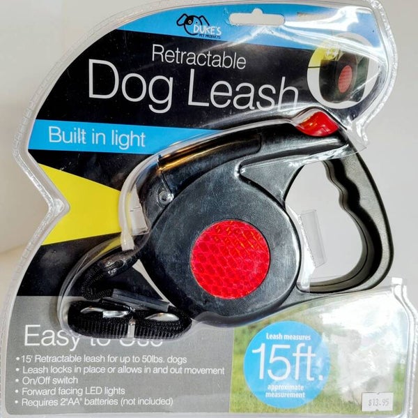 Retractable Dog Leash with LED