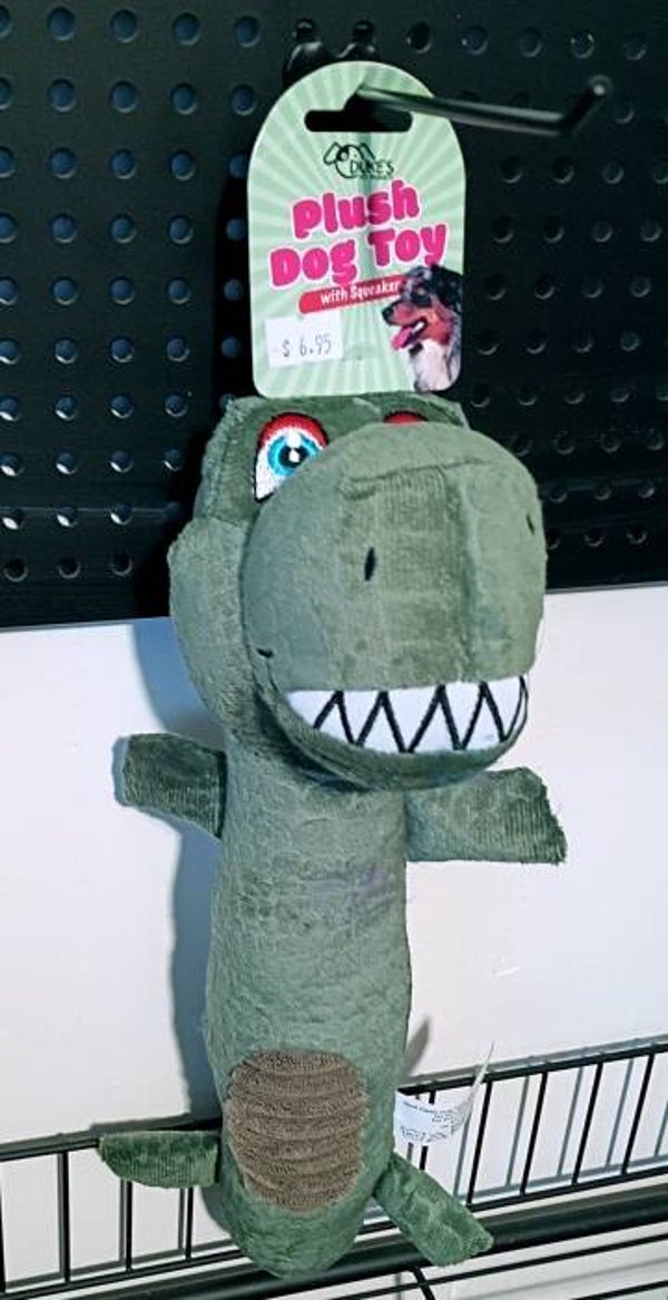 Plush Dog Toy With Squeaker