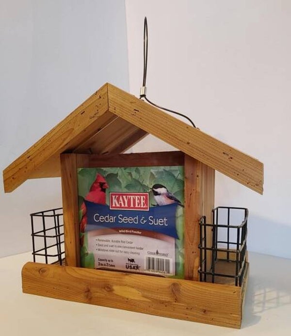 KayTee Cedar Seed & Suet Feeder