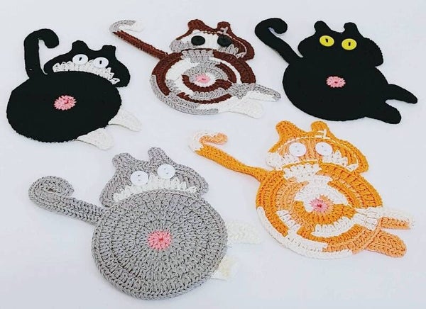 Kitty Coasters Set