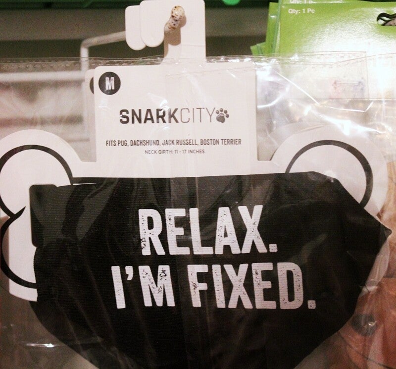 Relax, I'm Fixed Pet Bandana
