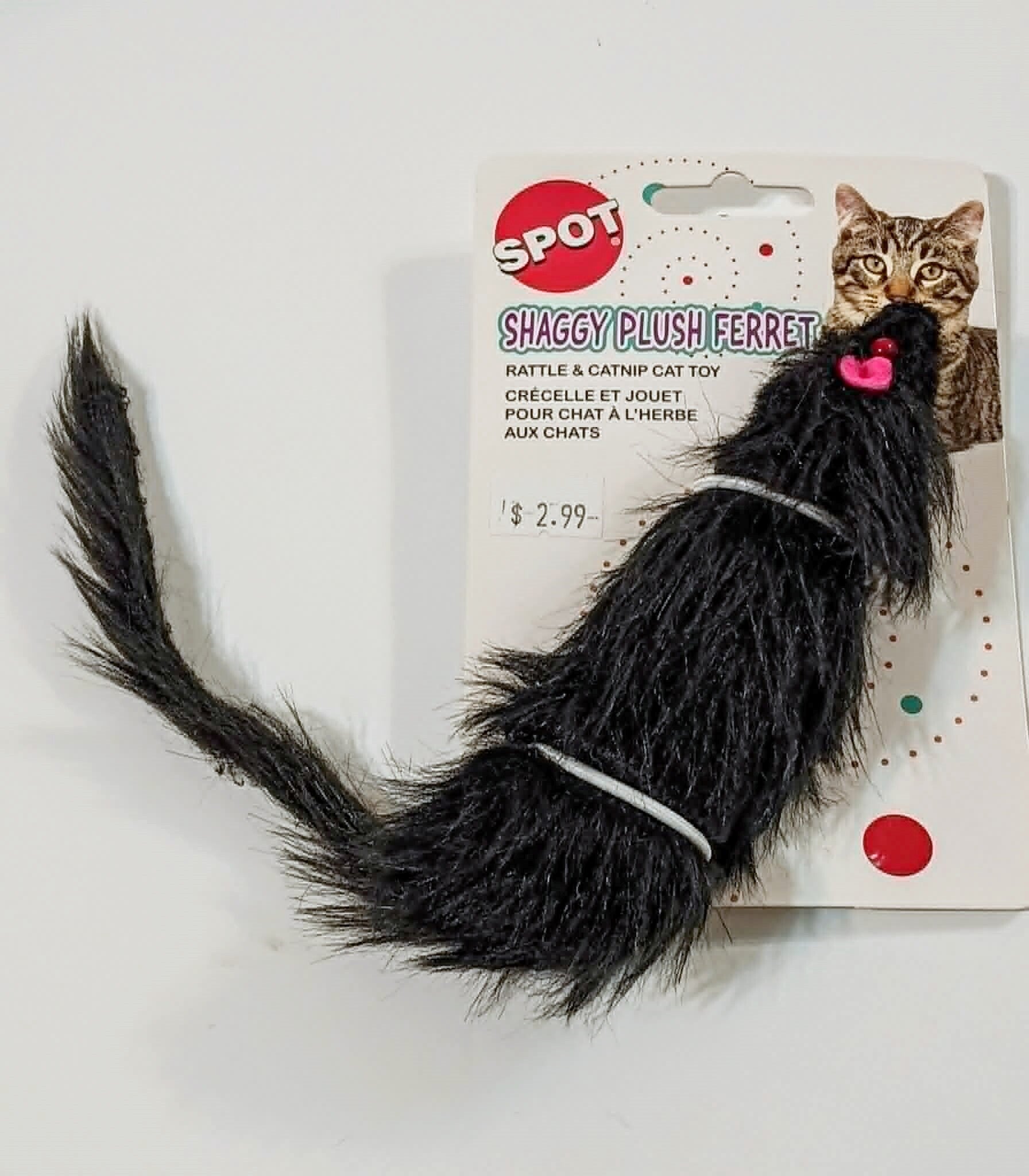 Plush Ferret Catnip Toy
