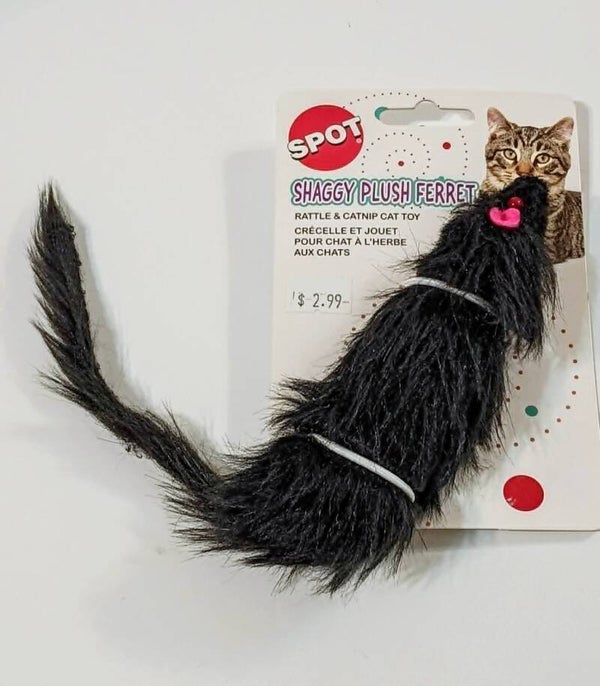Plush Ferret Catnip Toy
