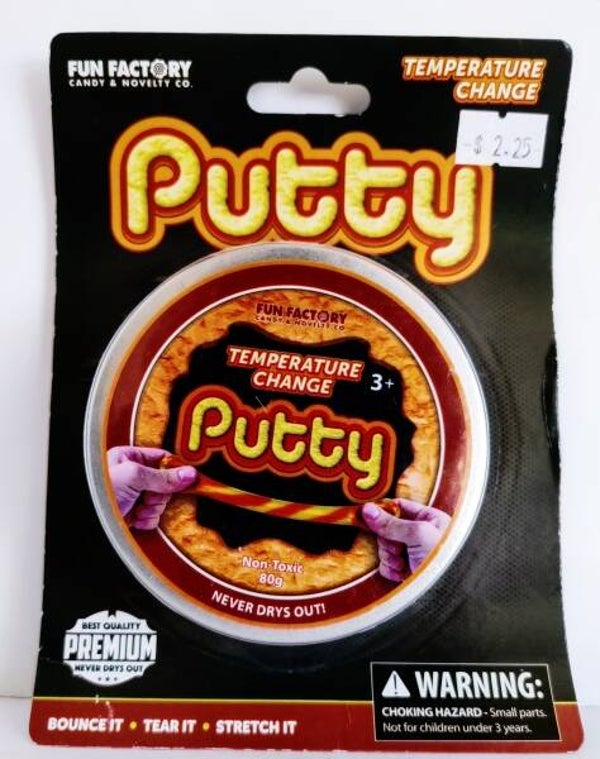 Temperature Changing Putty