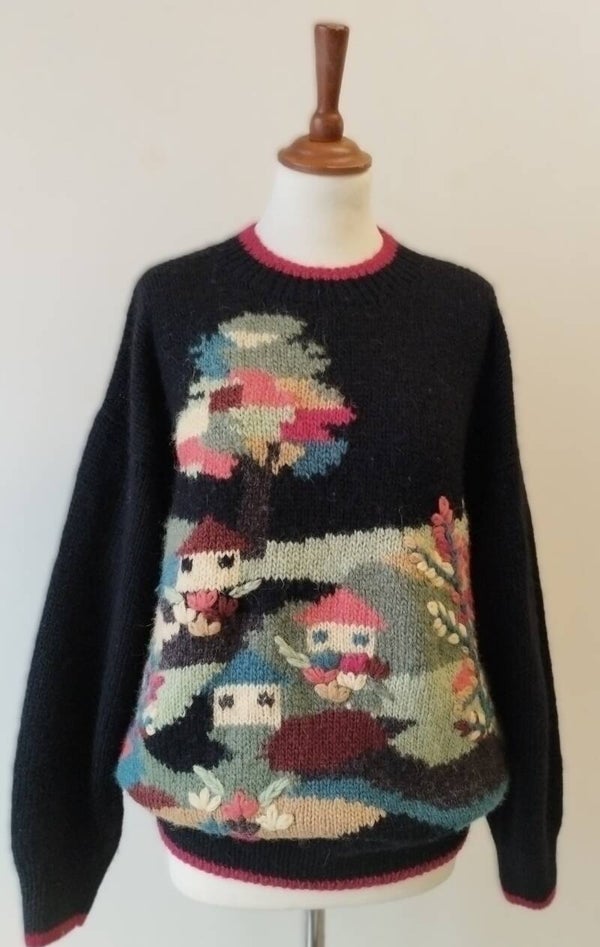 Maglione Pura Lana Ricamato