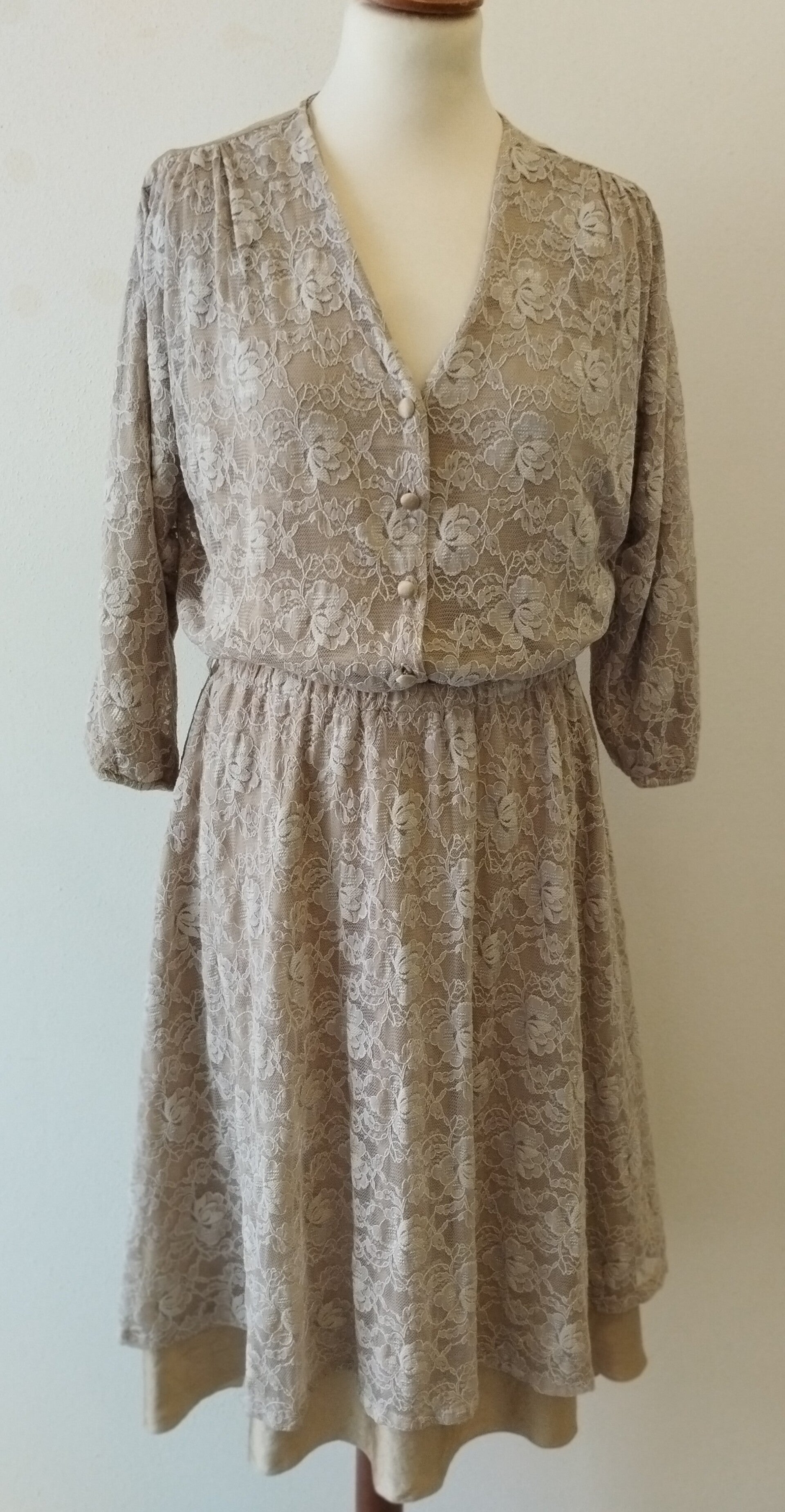 Abito pizzo Pink Memories Vintage