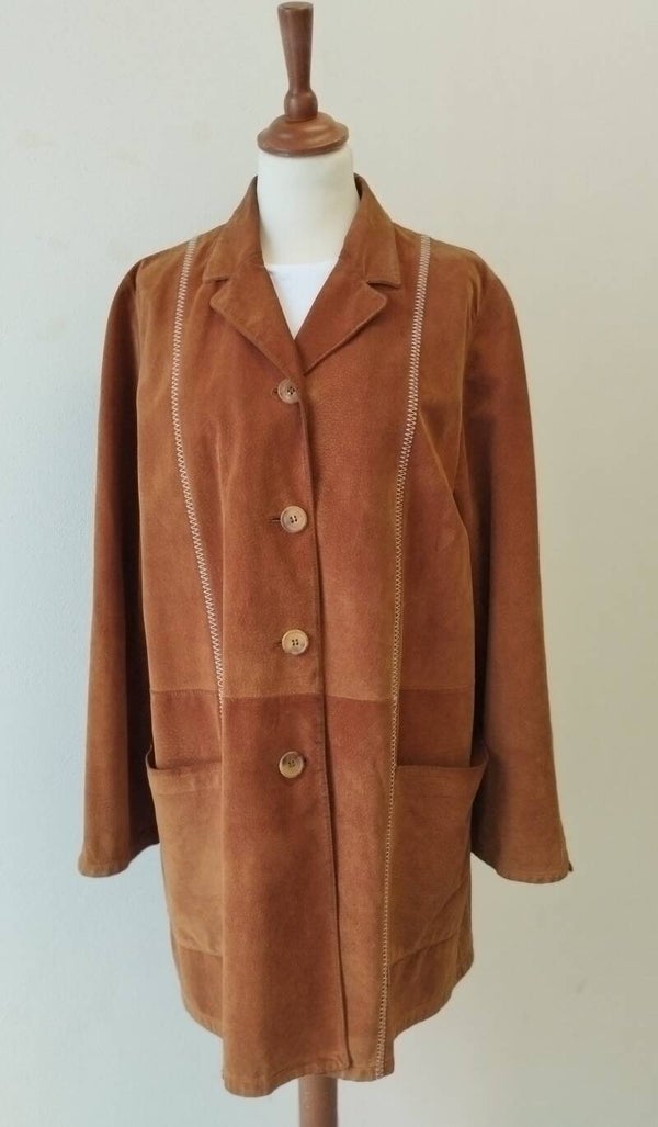 Soprabito 100%pelle anni '80 TG.42