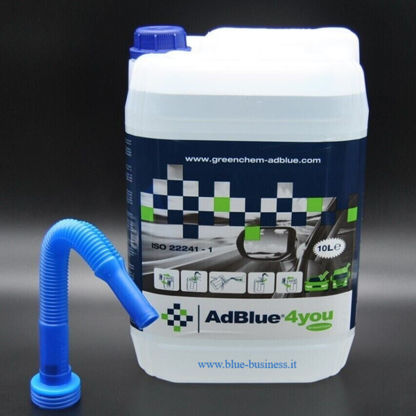 Tanica da 10 Litri AdBlue® Greenchem con travasatore prodotto di sintesi per auto furgoni camion nautica