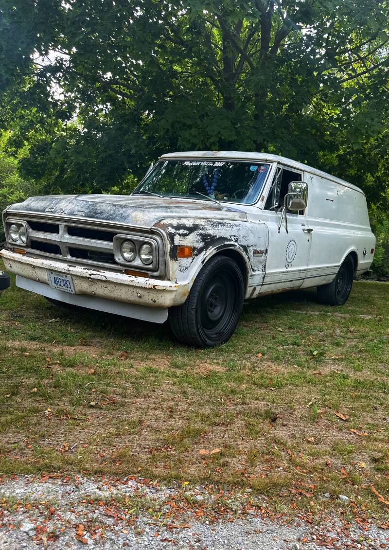 1968 GMC Panel truck. 5.8L LS carburated. : Owner Jenny B