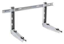 WBI • Supports muraux prémontés en inox