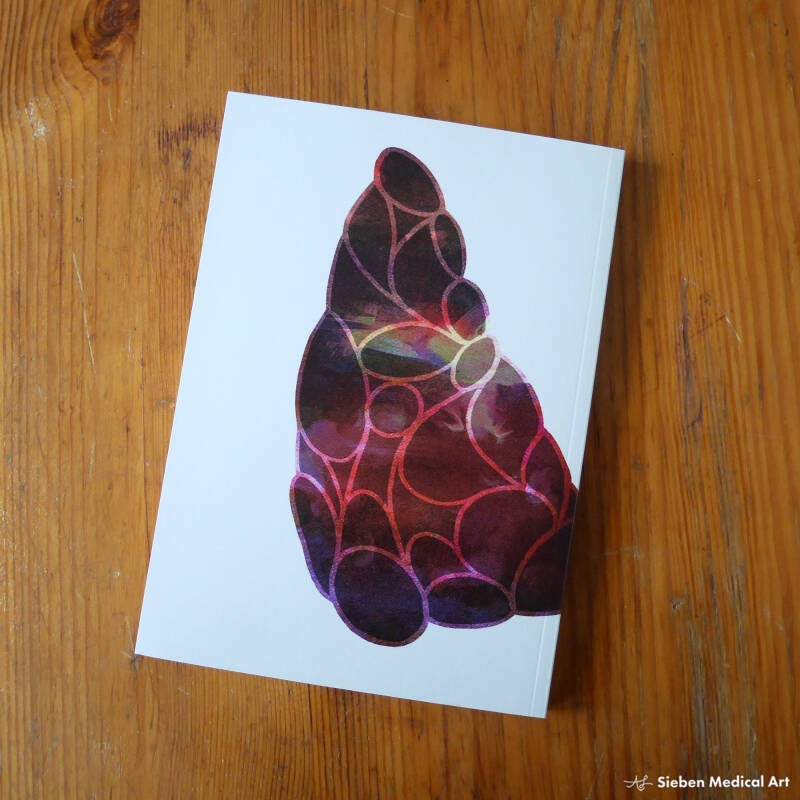 achterkant van een illustratieve proefschrift omslag met sprookjesbos