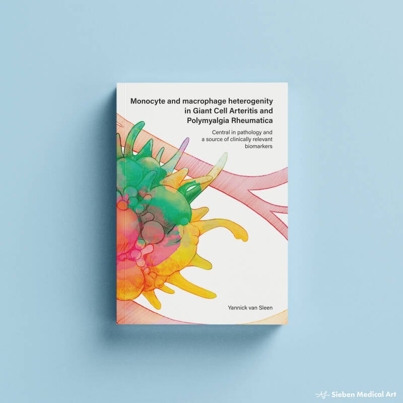 proefschrift cover met anatomie illustratie