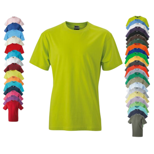 James+Nicholson Rundhals T-Shirt Mittel kurzarm (HERREN)