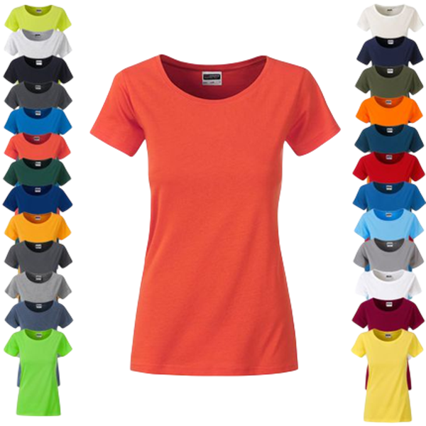 James+Nicholson BASIC T-Shirt kurzarm (DAMEN)