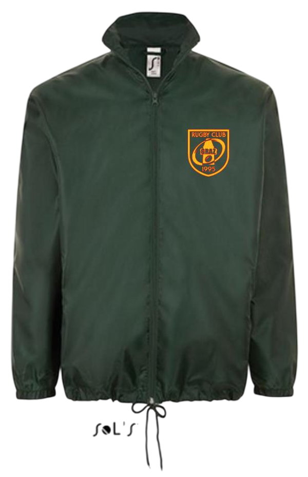 Windjacke SOL`S Unisex (Bottle Green oder Weiß)