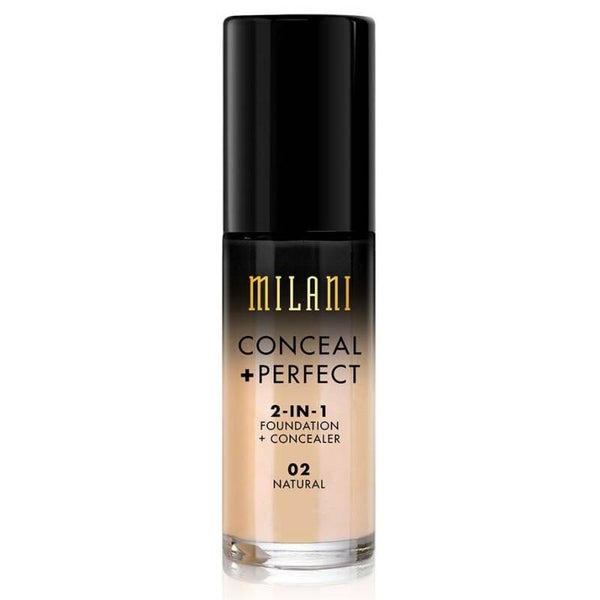 Milani Conceal + Perfect 2in1 Foundation + Concealer 02 Natural 30 ml
