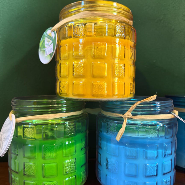 CITRONELLA GLASS JAR CANDLE