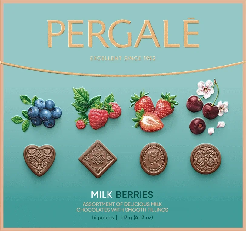 PERGALÉ MILK CHOCOLATE BERRY MIX