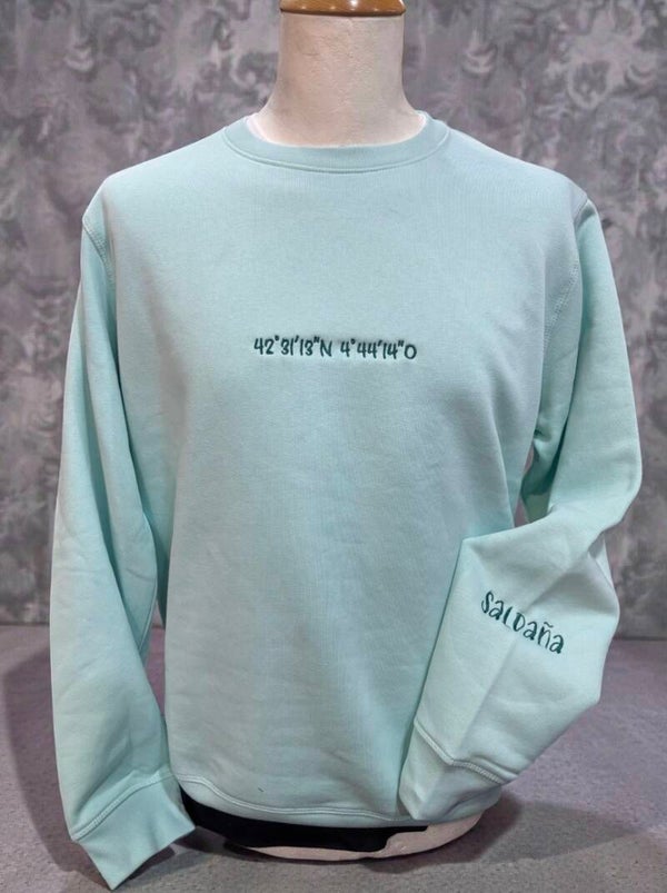 Sudadera coordenadas