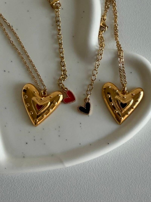 Collier Reines de coeur