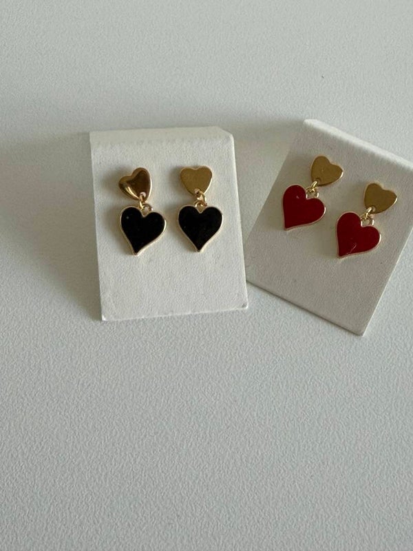 Boucles d’oreilles Reines de coeur modèle 3