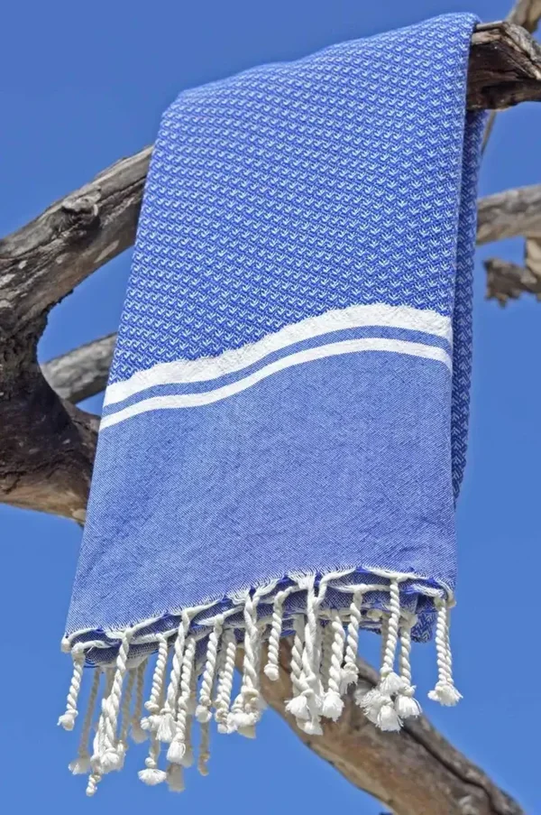Fouta hamamdoek SOUSSE - 100x190 cm - voor heren en dames