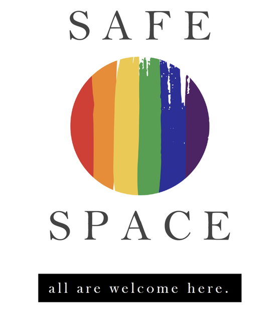 Safe Space for 2SLBGTQ+ Community. All are welcome here.