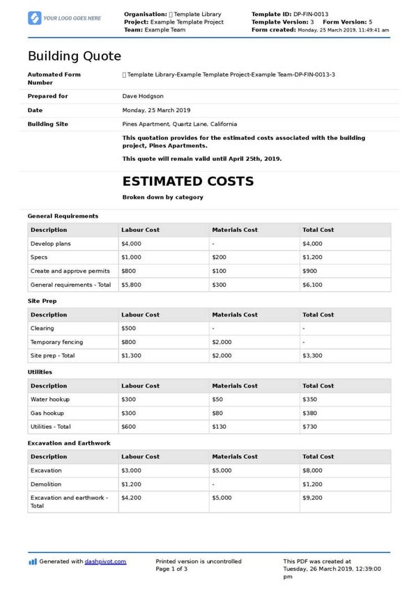 Basic Estimation