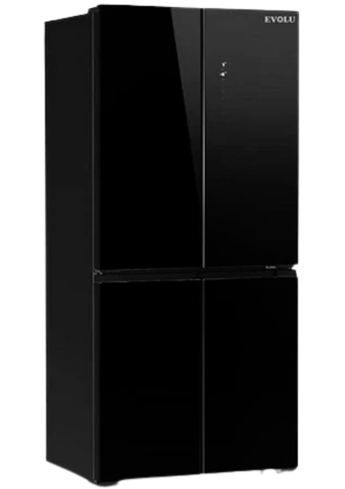 EVOLU REFRIGERATEUR AMER. 4 PORTES 436L NF NOIR VITREE TACT